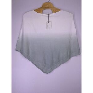 Barefoot Dreams CozyChic Ultra Lite Ocean Breeze Poncho Ombre Waterfall PLUS NEW